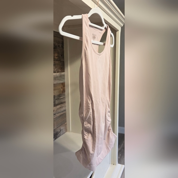 Athleta Speedlight Cinched Racerback Tank- In A Pale Pink - Picture 7 of 11